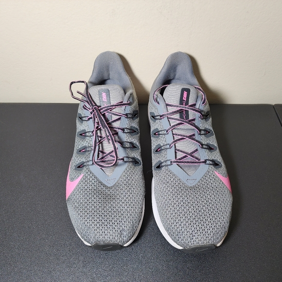 Nike Quest 2 Running Shoes Cool Grey Pink White CJ6696-004 Womens Size 9.5 - Picture 7 of 11